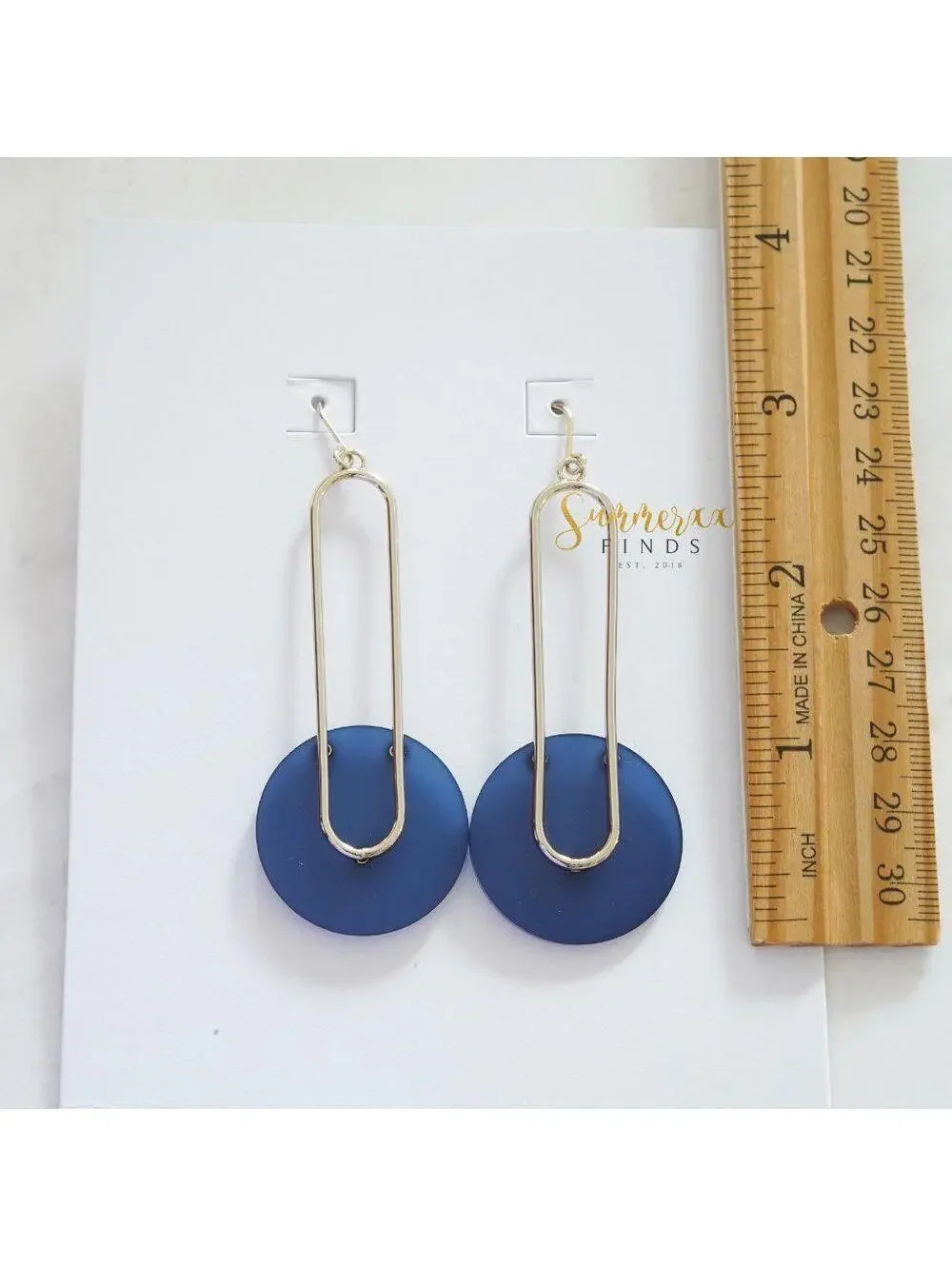 & Other Stories Hanging Duo Shape Earrings